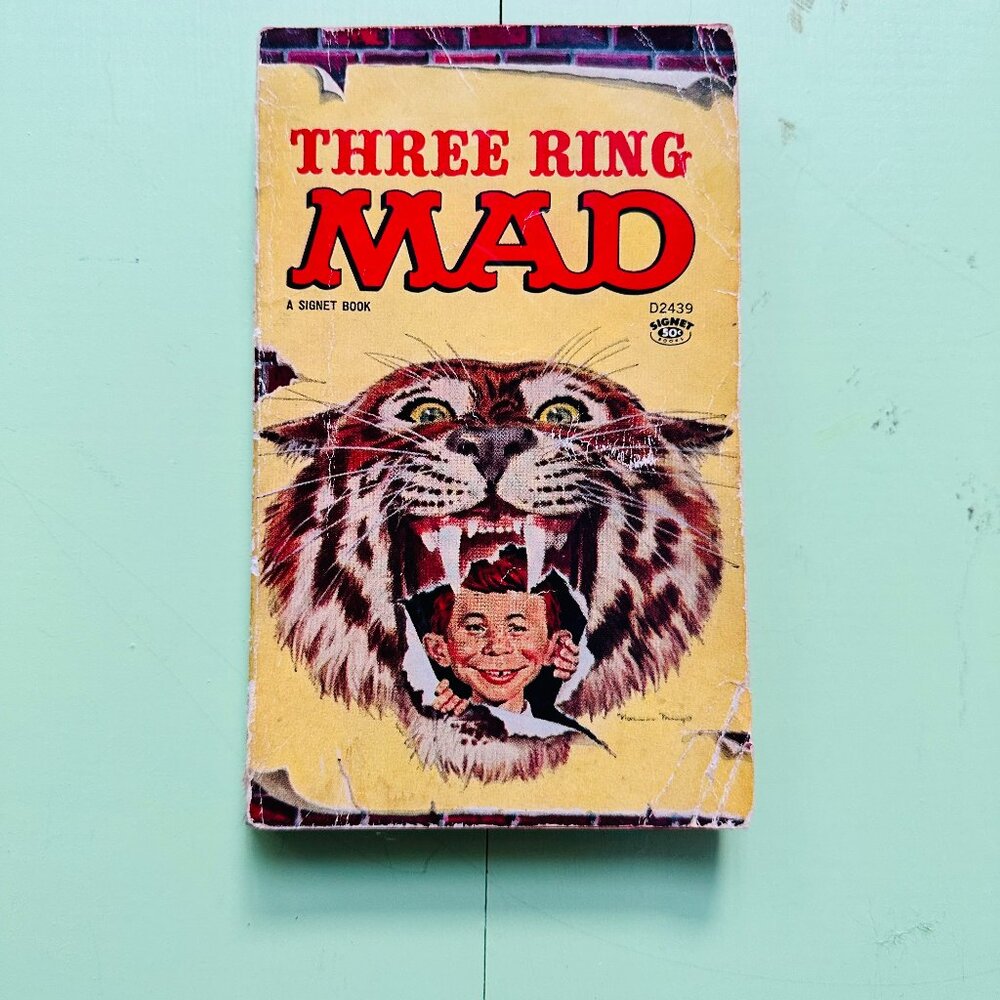 Vintage 1960s" "Three Ring Mad" Book Mad Comic Book First Edition Vintage Comics